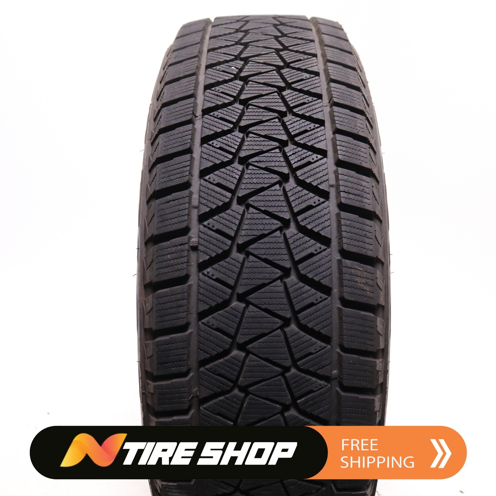 Set of 4 Used 225/65R17 Bridgestone Blizzak DM-V2 – 102S – 11.5-12/32 No Repairs