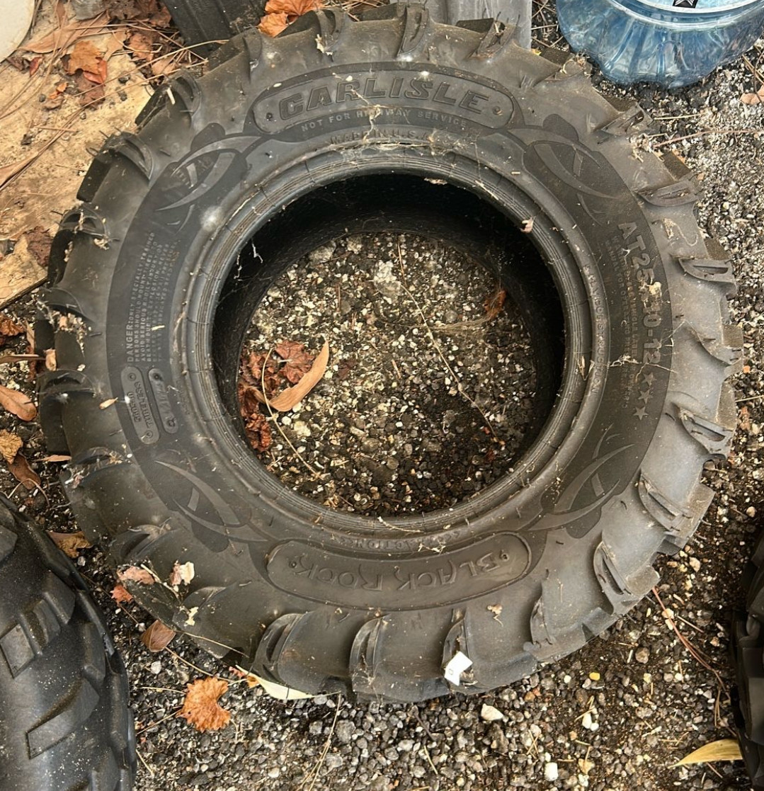 Tire Carlisle 25×10.00-12 25×10-12 25x10x12 6 Ply UTV ATV