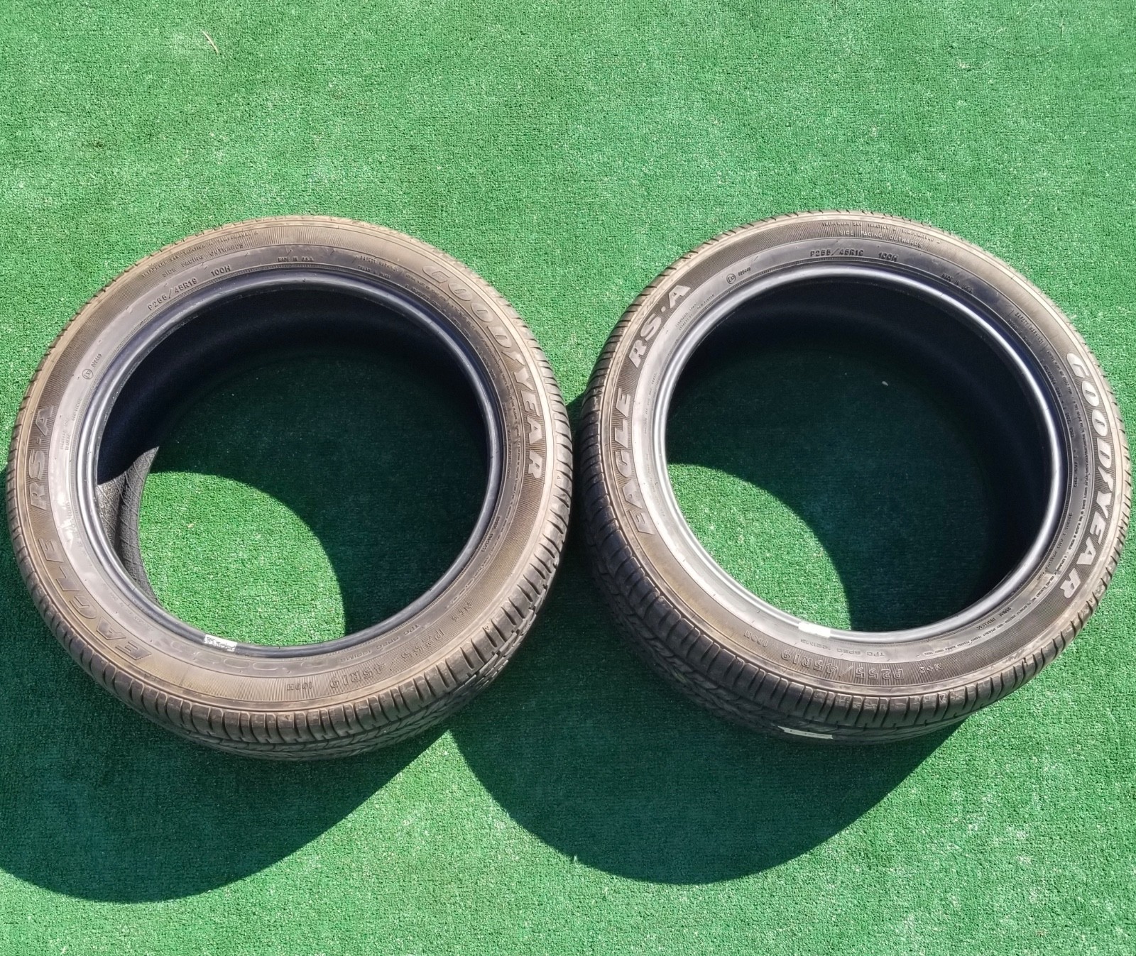 255/45R19 Goodyear Eagle RS-A Chevrolet SSR Tires P255/45R-19 100H TPC Spec 90%