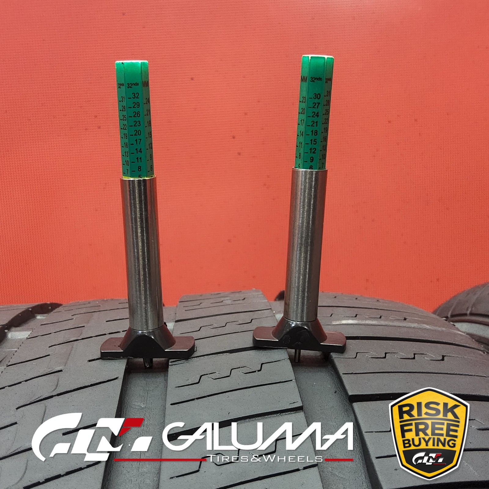 Set of 4 Tires Falken Azenis FK460 A/S 255/45ZR20 & 285/40ZR20 No Repairs #95618