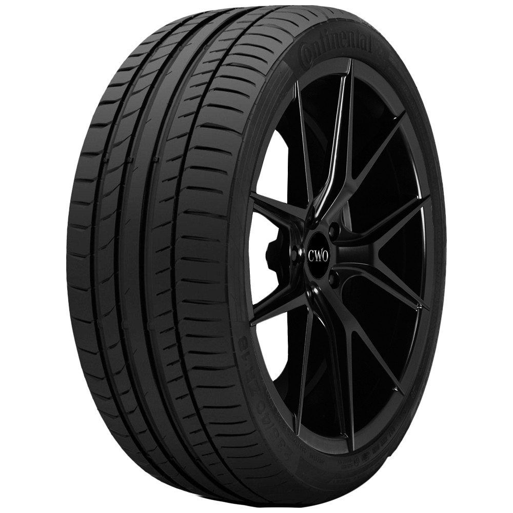 235/40ZR20 Continental Sport Contact 5P 96Y XL Black Wall Tire
