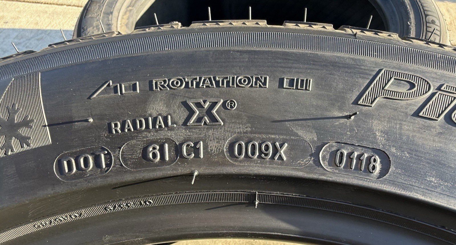 TWO NEW 295/40R19 Michelin Pilot Alpin PA4 N0 Porsche Panamera Winter Snow Tires