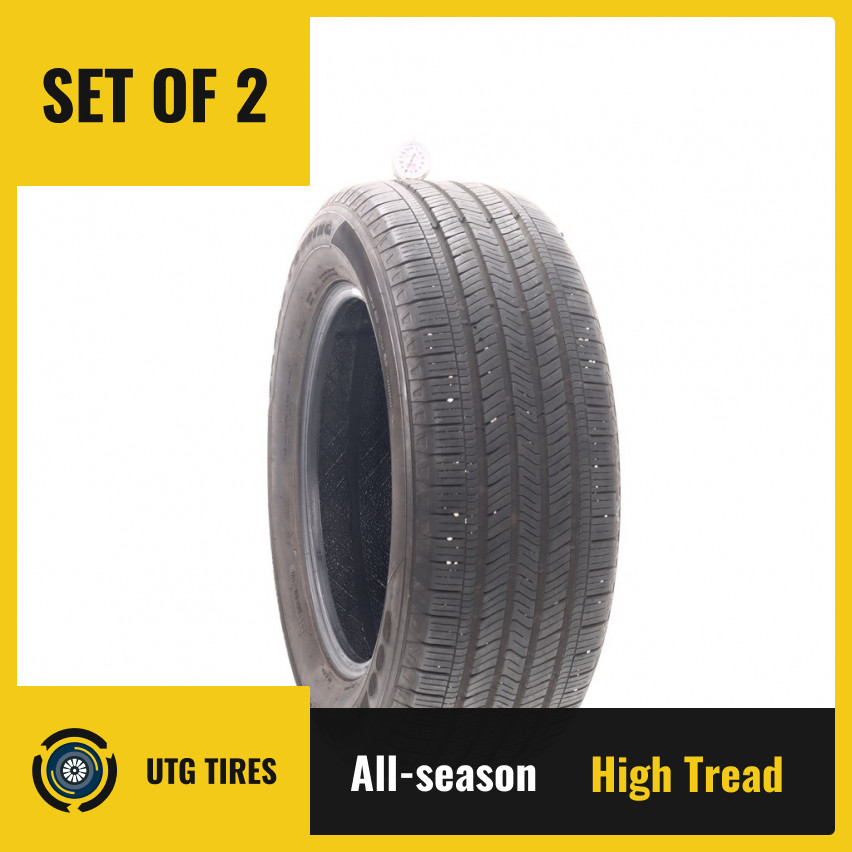 Set of (2) Used 255/60R18 Goodyear Eagle Touring 108H – 8/32
