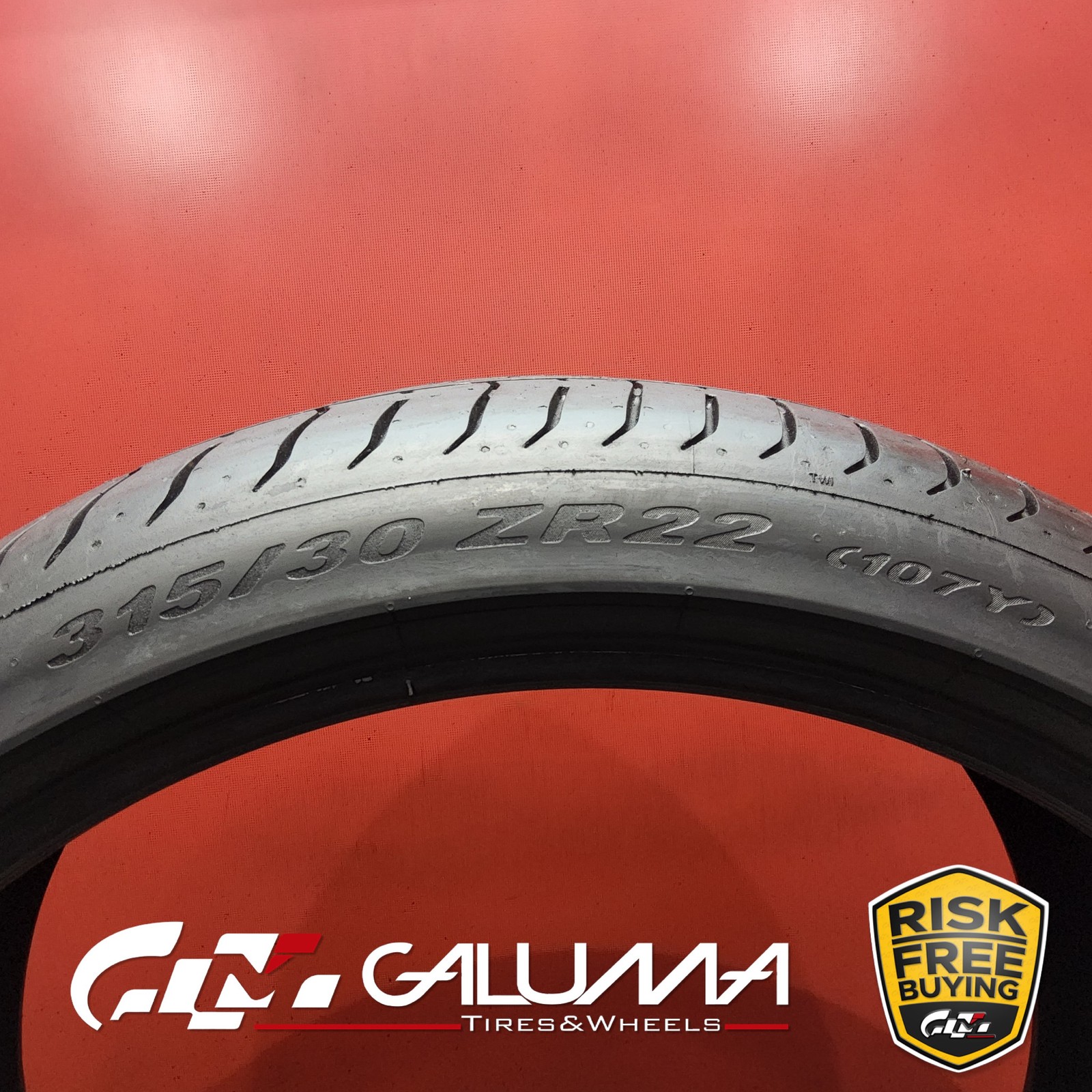 Set of 2 Tires LikeNEW Pirelli P Zero (N0) XL 315/30ZR22 315/30/22 107Y #94050