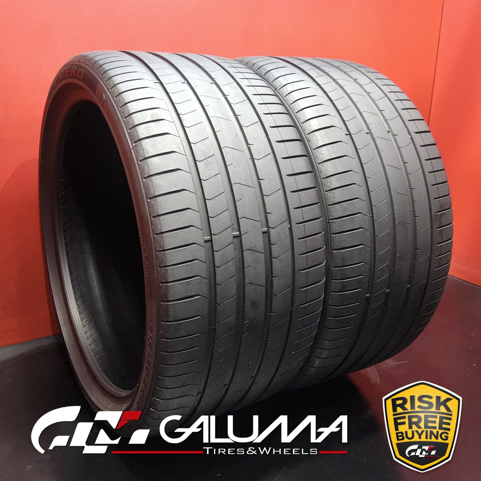 Set of 2 Tires LikeNEW Pirelli P-Zero (PZ4) B 315/30ZR22 315/30/22 3153022 92916
