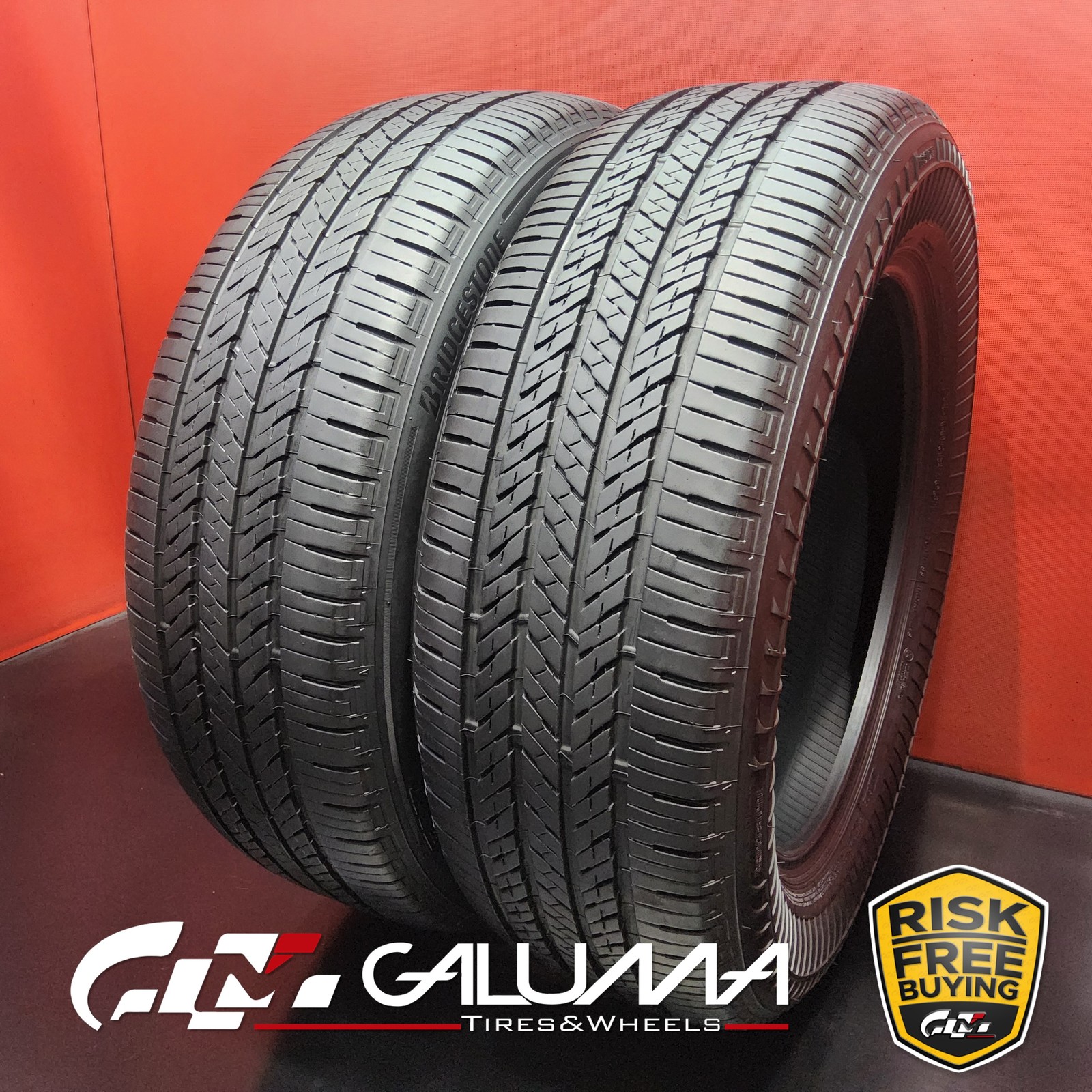 Set of 2 Tires LikeNEW Bridgestone Alenza A/S 02 RFT RunFlat XL 235/60R18 #96057