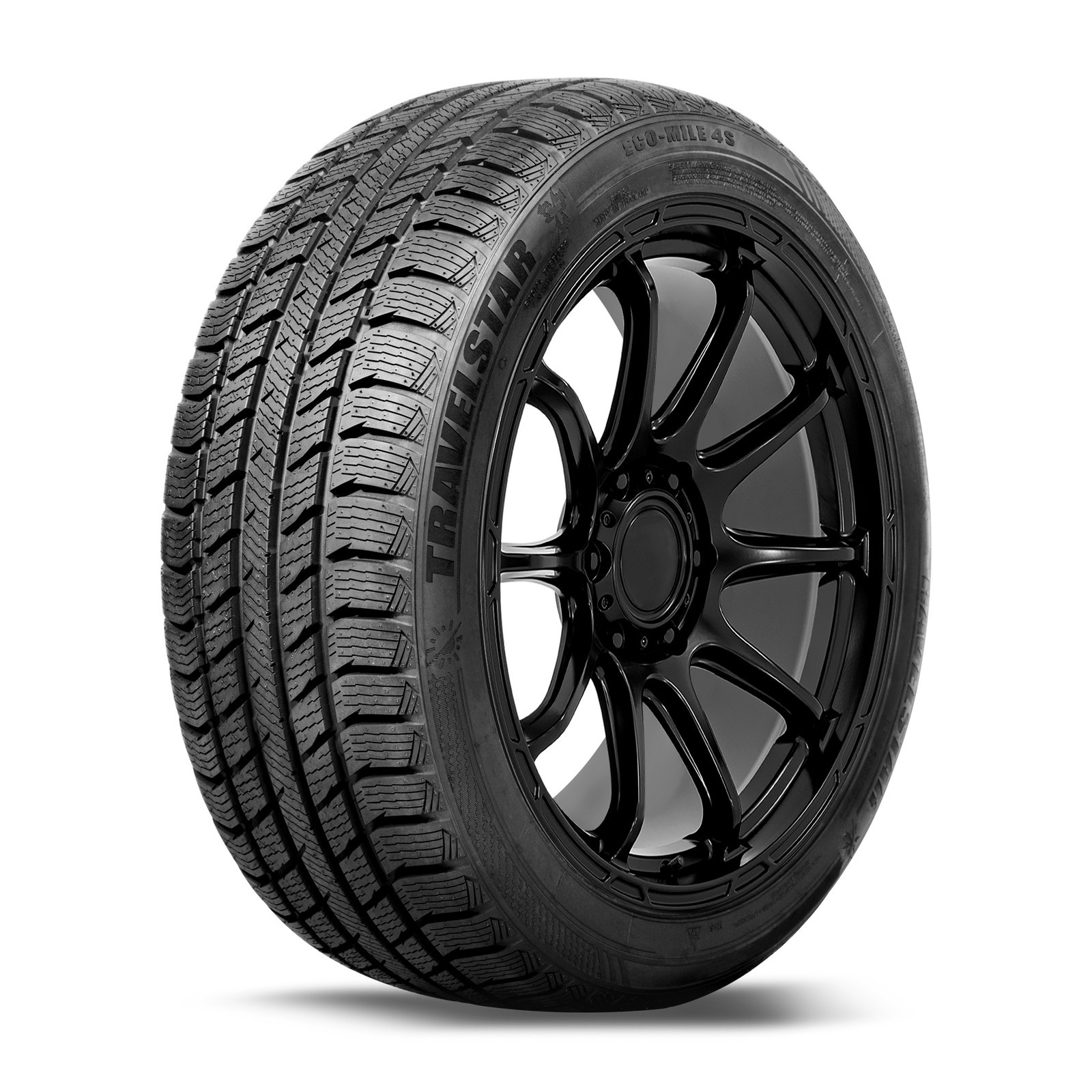 4 PACK Travelstar Eco-Mile 4S All Weather 195/65R15 91H Passenger Tire 195 65 15