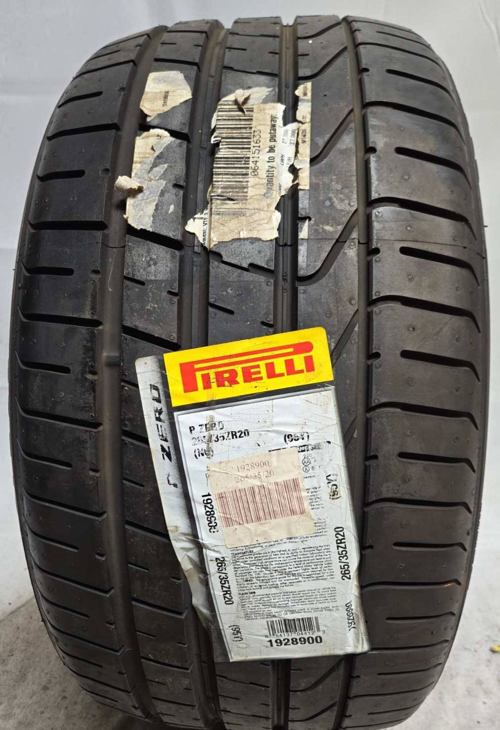 1 – NEW 265/35ZR20 SL (95Y) Pirelli P Zero (N0) Porsche OEM – 7161