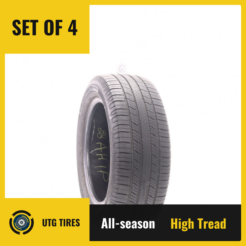 Set of (4) Used 235/55R17 Michelin Defender 2 99H – 8.5-10/32