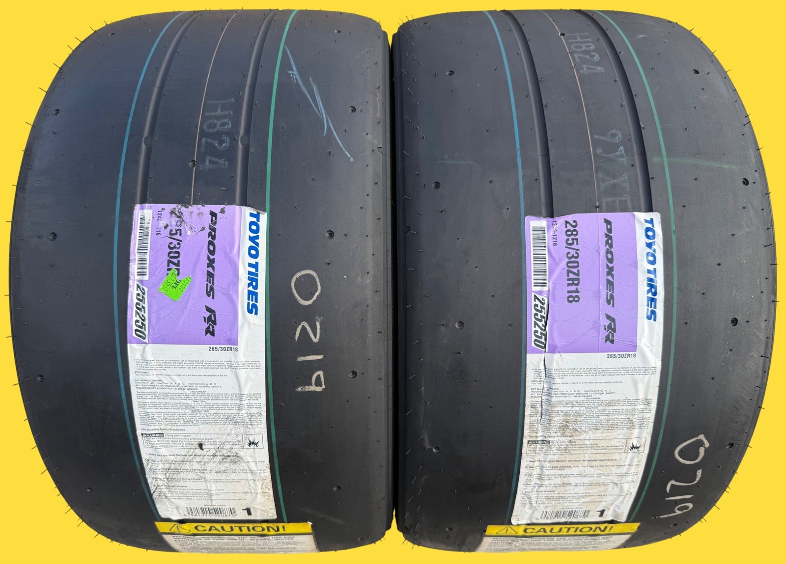 TWO BRAND NEW 285/30ZR18 93Y Toyo Proxes RR Track & Competition Tires 2853018