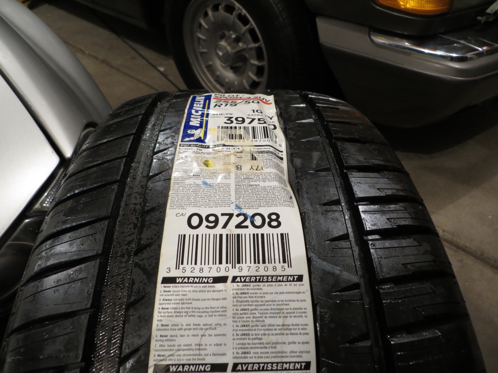 NEW 1 ONE MICHELIN PILOT SPORT 4 SUV 255/50R19 107Y XL FRANCE 255 50 19 2930