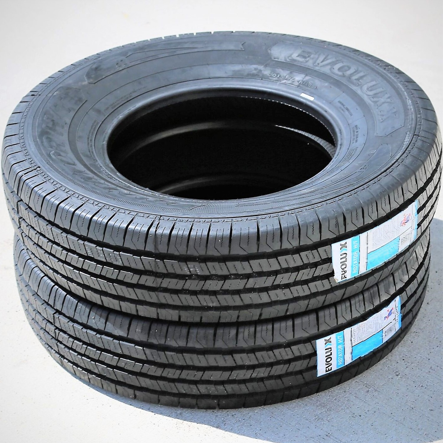 2 Tires Evoluxx Rotator H/T 195/75R16 Load D 8 Ply Van Commercial