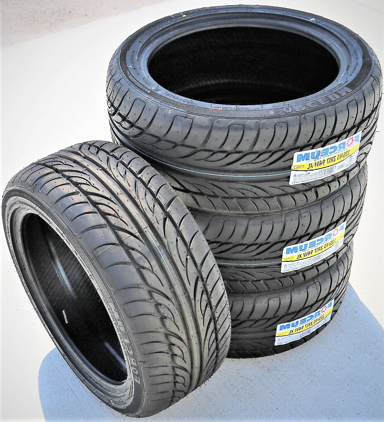 4 Tires 225/45R17 ZR Forceum Hena Steel Belted AS A/S High Performance 94W XL