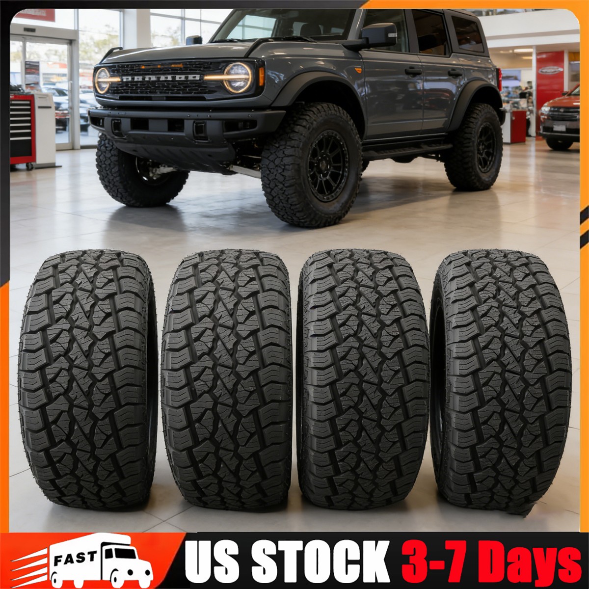 Full Set 4 Tires 275/60R20 115T AS A/S A/T AT All Terrain All Season Performance