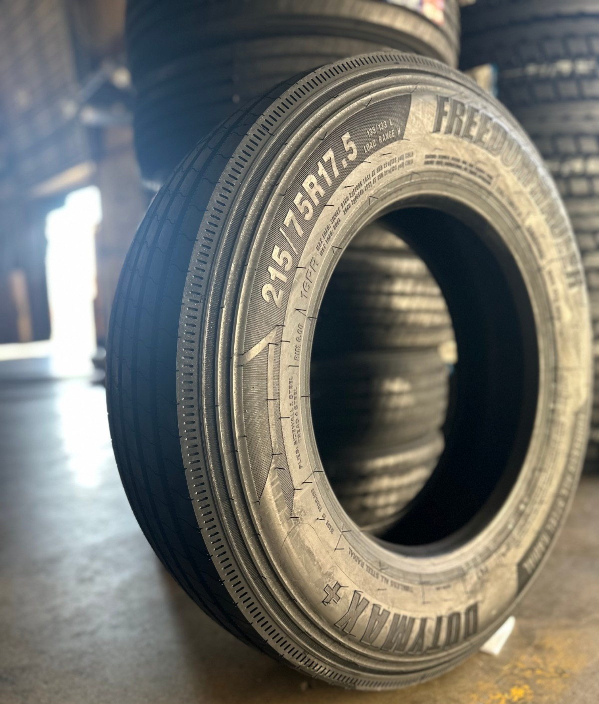 2 NEW 245/70R19.5S FREEDOM HAULER DUTYMAX+ 16 PLY TIRES