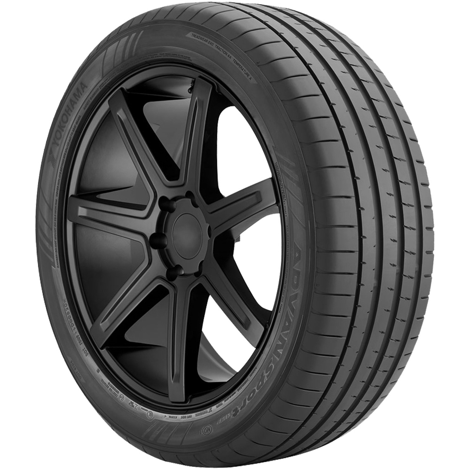 4 Tires Yokohama Advan Sport V107E (*) 315/35ZR22 315/35R22 111Y XL Performance