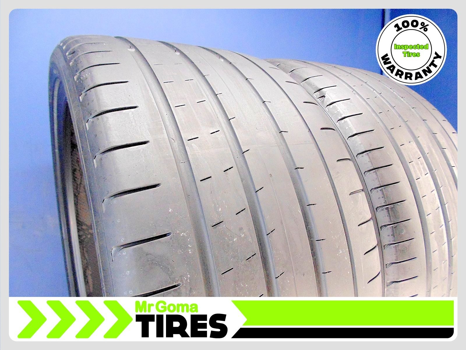 2 YOKOHAMA ADVAN SPORT V107 XL 315/30R23 USED TIRES 6.4/32 TRAED BMW X7 3153023