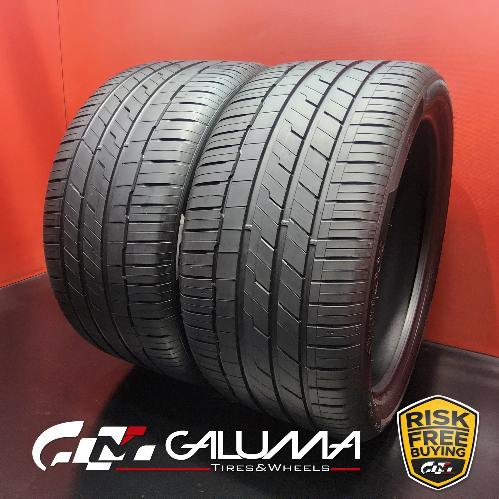 Set of 2 Tires LikeNEW Hankook Ventus S1 Evo3 SUV HRS ★ RunFlat 315/35R21 #96048