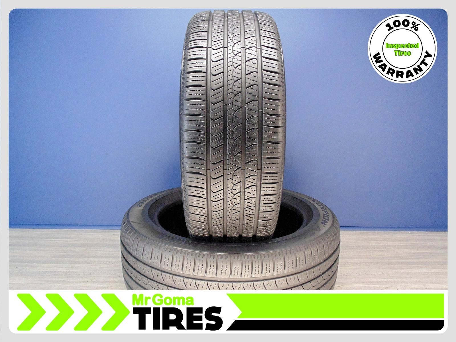2 PIRELLI SCORPION TM AS PLUS 3 235/55R20 USED TIRES 8.8/32 TREAD 2355520