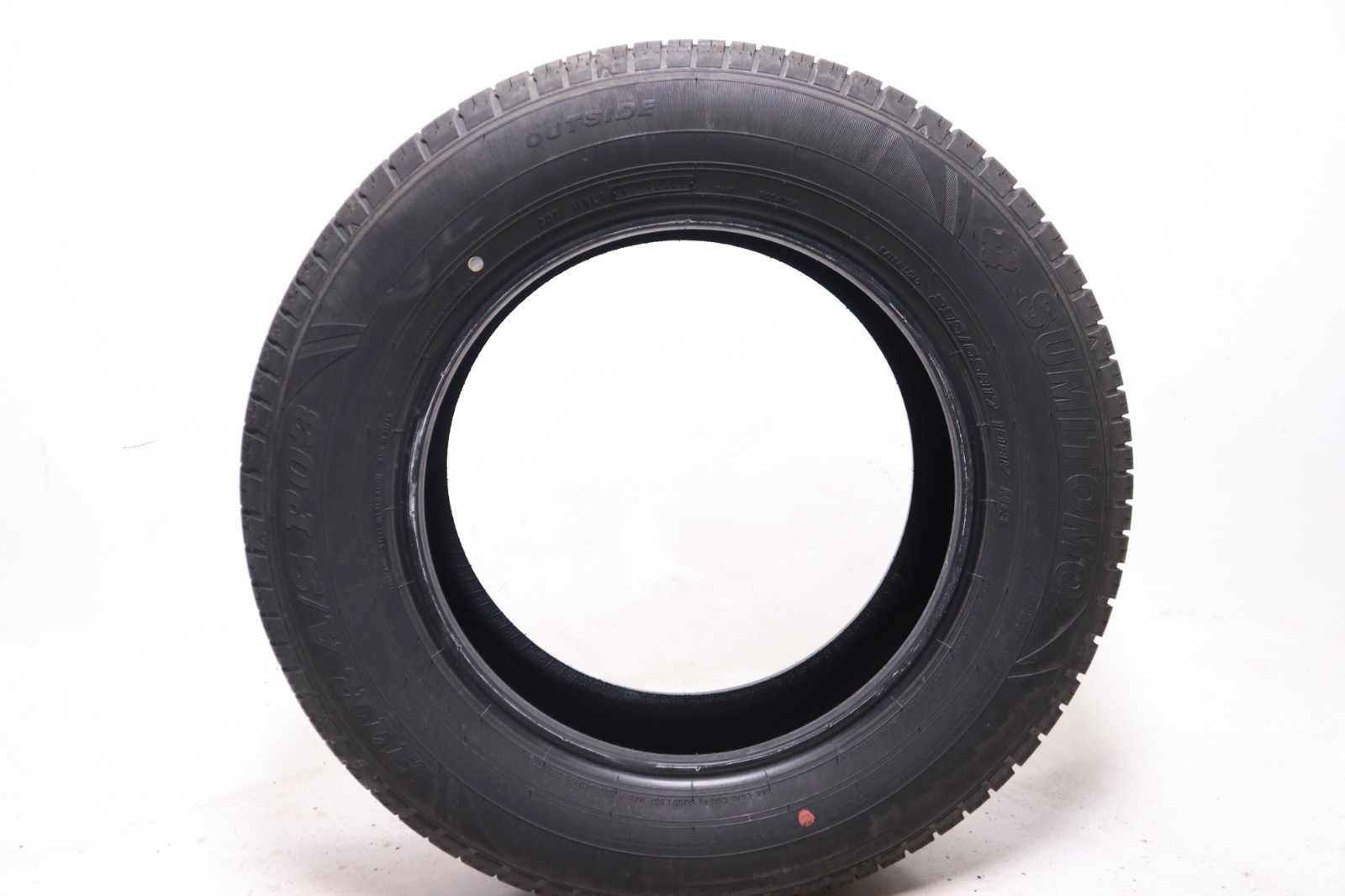 Set of 2 Used 235/65R17 Sumitomo HTR AS P03 – 108V – 8.5-9/32 No Repairs