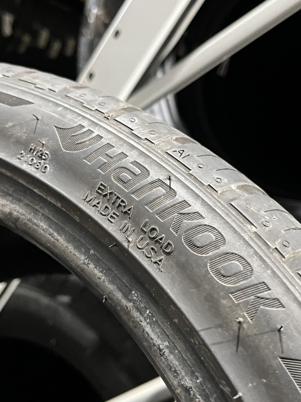 Set Of 2 Tires Hankook Ventus S1 AS 285/30ZR19 98Y DOT.0123 7.75/32 NO Patch