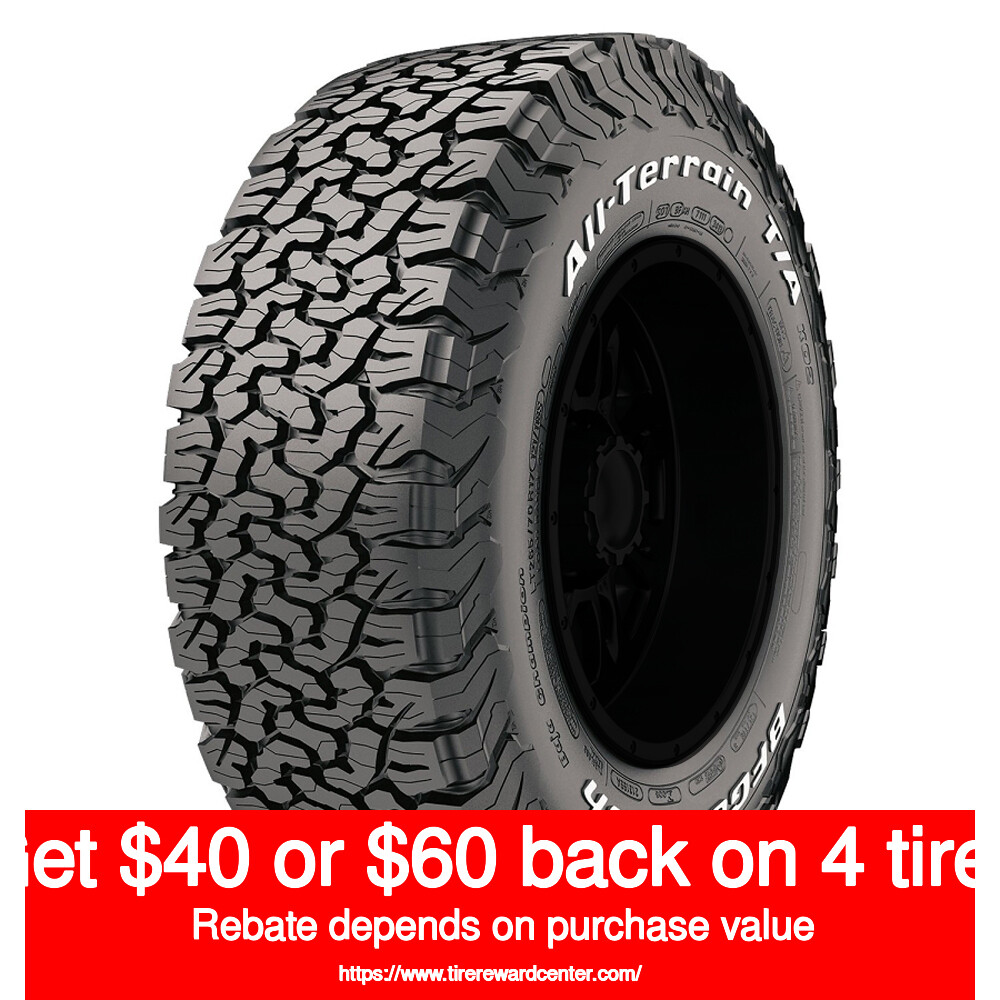 BFGOODRICH All Terrain T/A KO2 31×10.50R15LT 109S RWL 6 Ply (Quantity of 1)