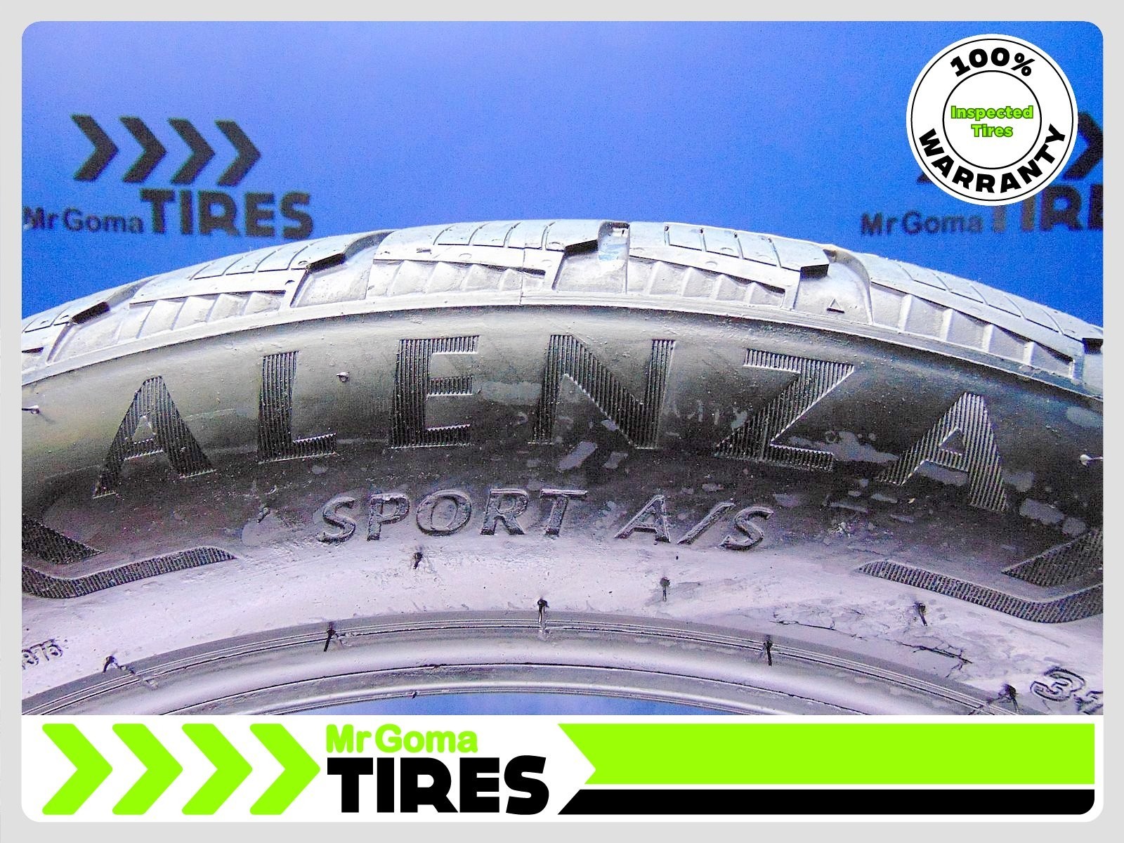 1 BRIDGESTONE ALENZA SPORT A/S XL 315/40R21 USED TIRE 81% LIFE 115V 3154021