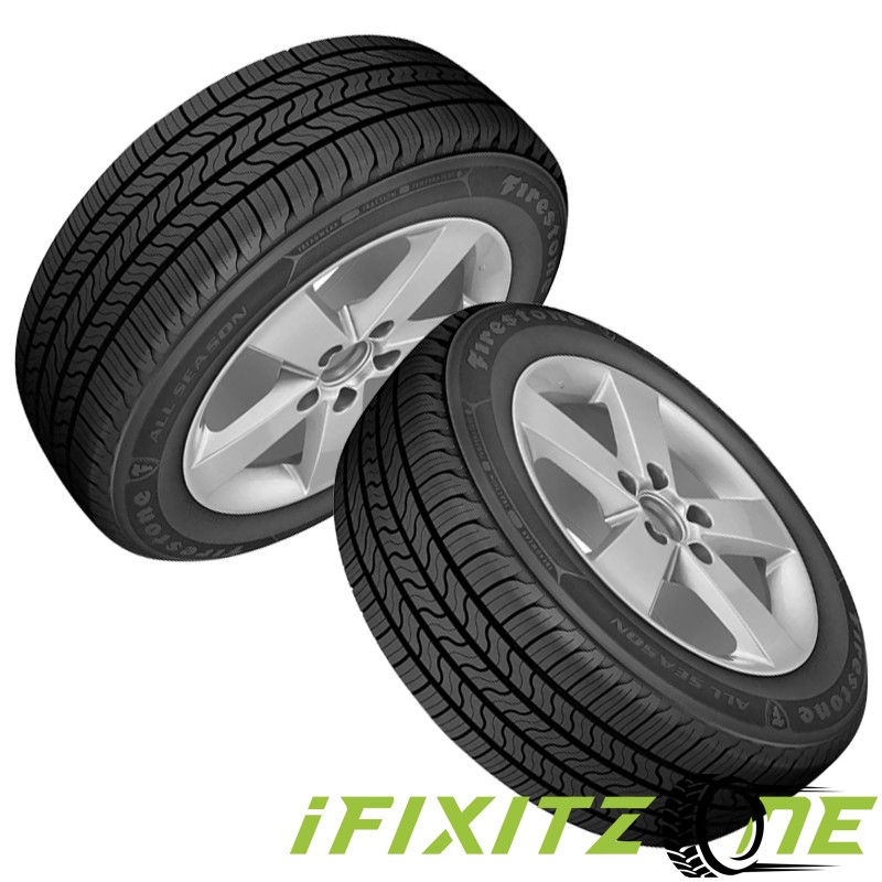 2 Firestone All Season 215/60R16 95V Tires, 560AB UTQG [ 65,000 Mileage ]