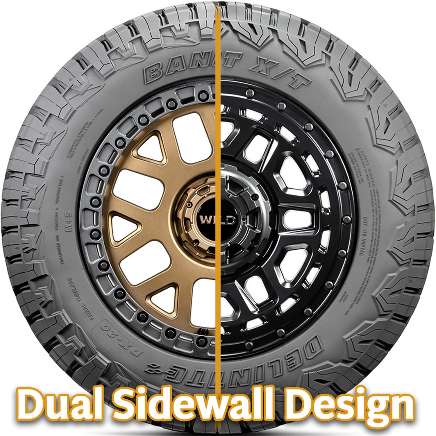 4 Tires LT 285/70R17 E 10 Ply Delinte DX-20 Bandit X/T XT Extreme Terrain