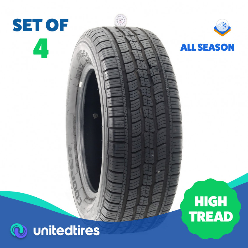Set of (4) Used 265/60R18 Cooper Discoverer HTP II 110T – 9.5-10.5/32