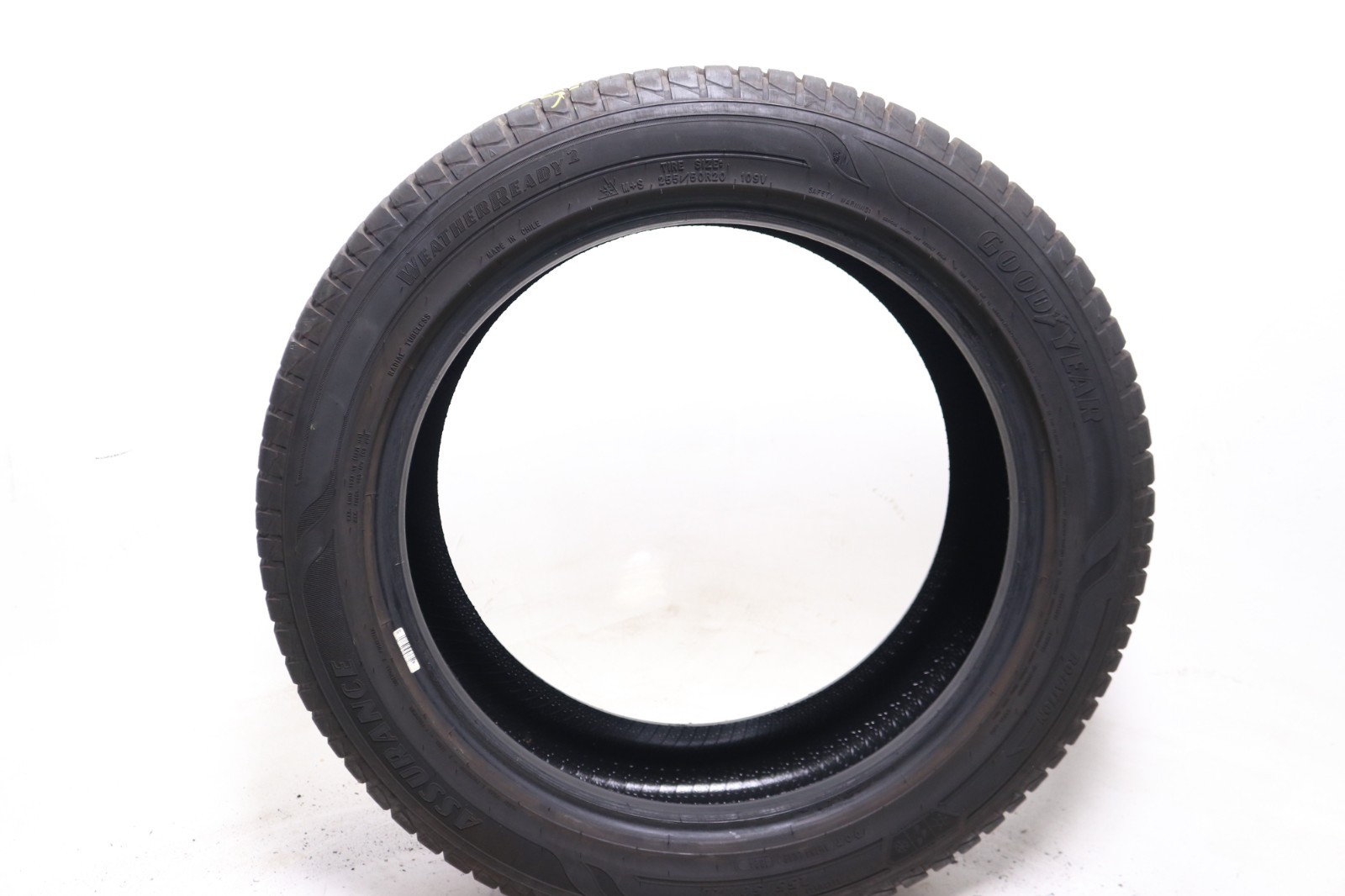 Set of 2 Used 255/50R20 Goodyear Assurance WeatherReady 2 – 109V – 10/32
