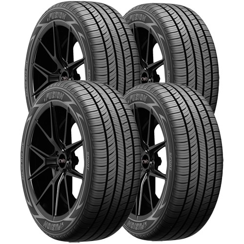(QTY 4) 235/50R18 Fuzion Sport 97W SL Black Wall Tires