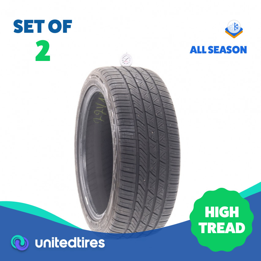 Set of (2) Used 225/45ZR18 Road Hugger GTZ 95W – 9/32