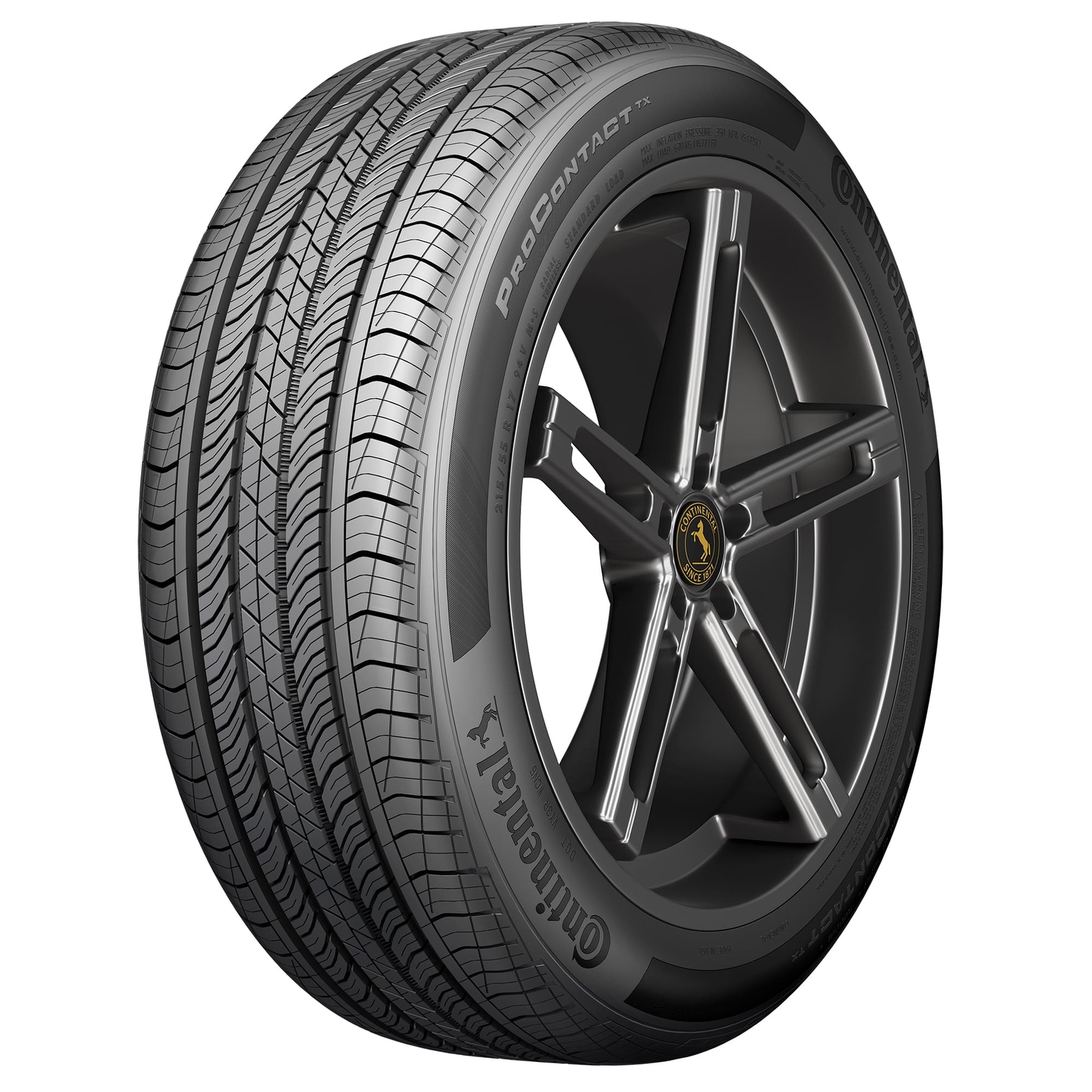 1 New Continental Procontact Tx – 255/45r18 Tires 2554518 255 45 18