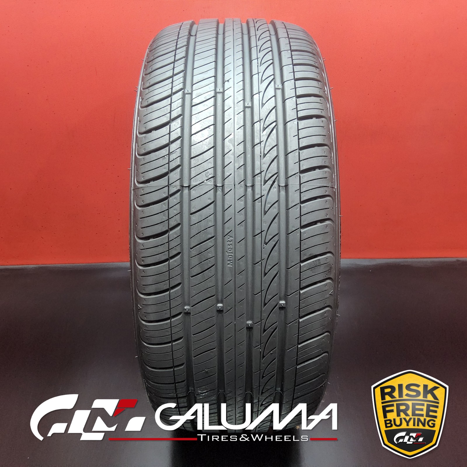 1 Tire LikeNEW Kumho Majesty Solus KU50 225/45R17 225/45/17 91W No Repairs 95117