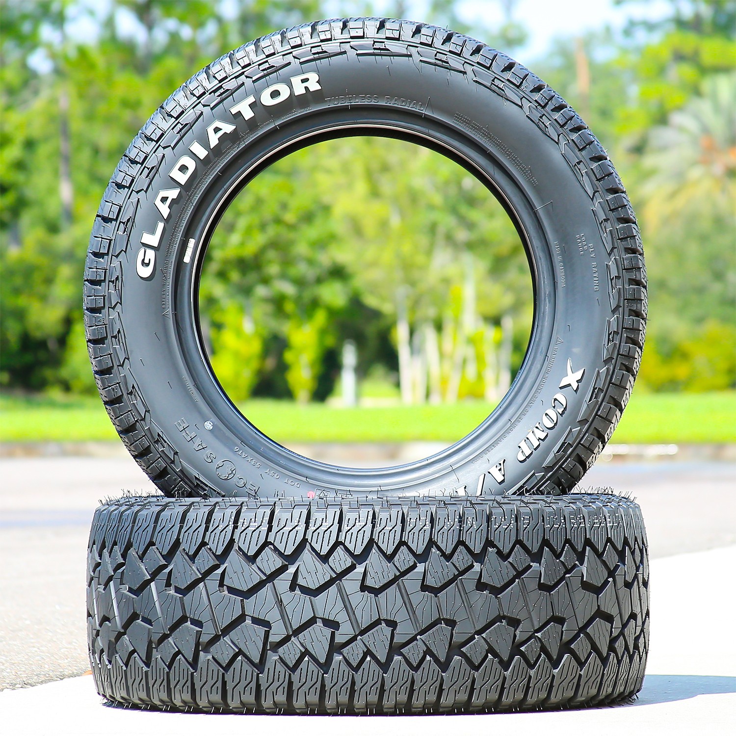 4 Tires Gladiator X-Comp A/T LT 285/65R20 Load E 10 Ply AT All Terrain