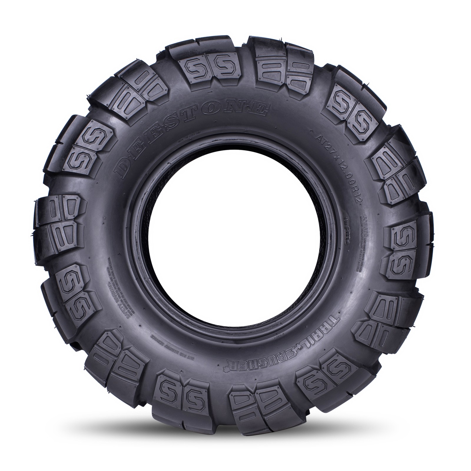 Deestone AT27x12.00R12 D942 Trail Crusher Tire � 60F 27/12.00R12 � 8 Ply Radial