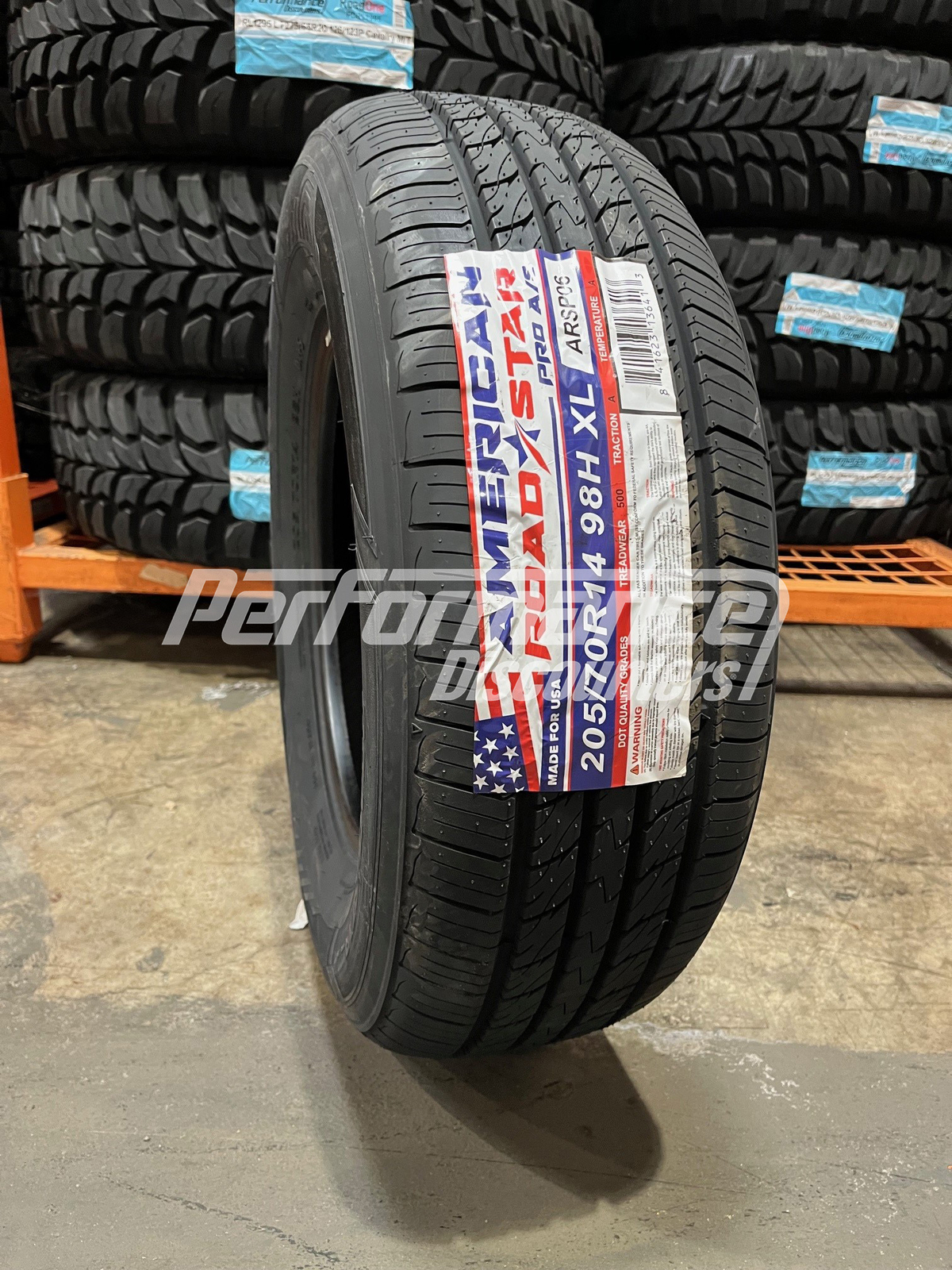 2 New American Roadstar Pro A/S Tires 205/70R14 98H XL BSW 205 70 14 2057014