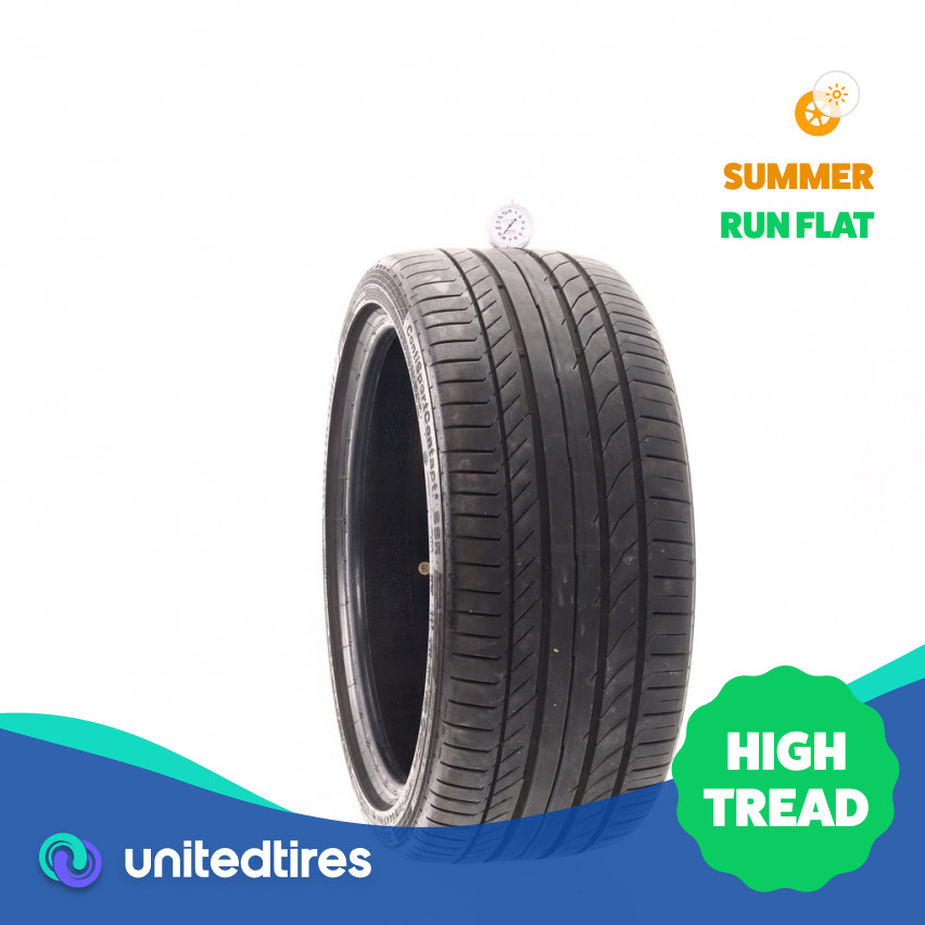 Used 255/35R19 Continental ContiSportContact 5 SSR MOE 96Y – 8.5/32