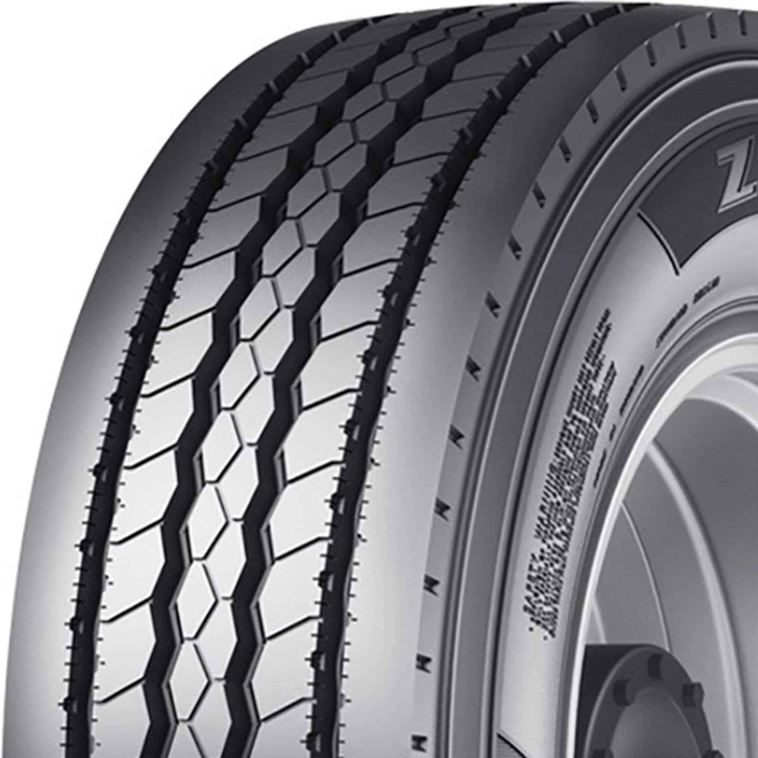 Tire Zeta Z-Miles 255/70R22.5 Load H 16 Ply All Position Commercial