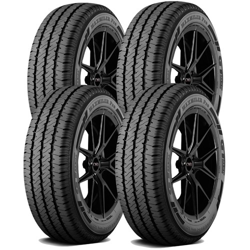 (QTY 4) P205/65R15 GT Radial Maxmiler Pro 95T XL Black Wall Tires