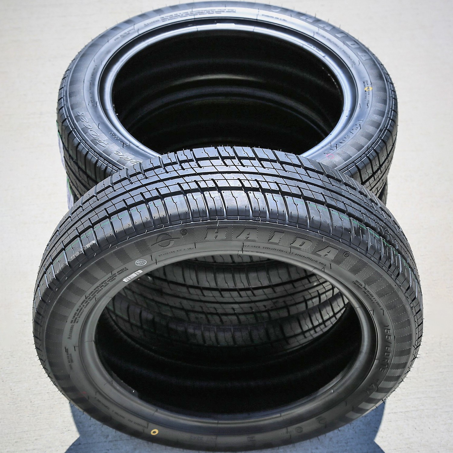 2 Tires 155/60R15 74M Haida Vogue HD628 AS A/S All Season