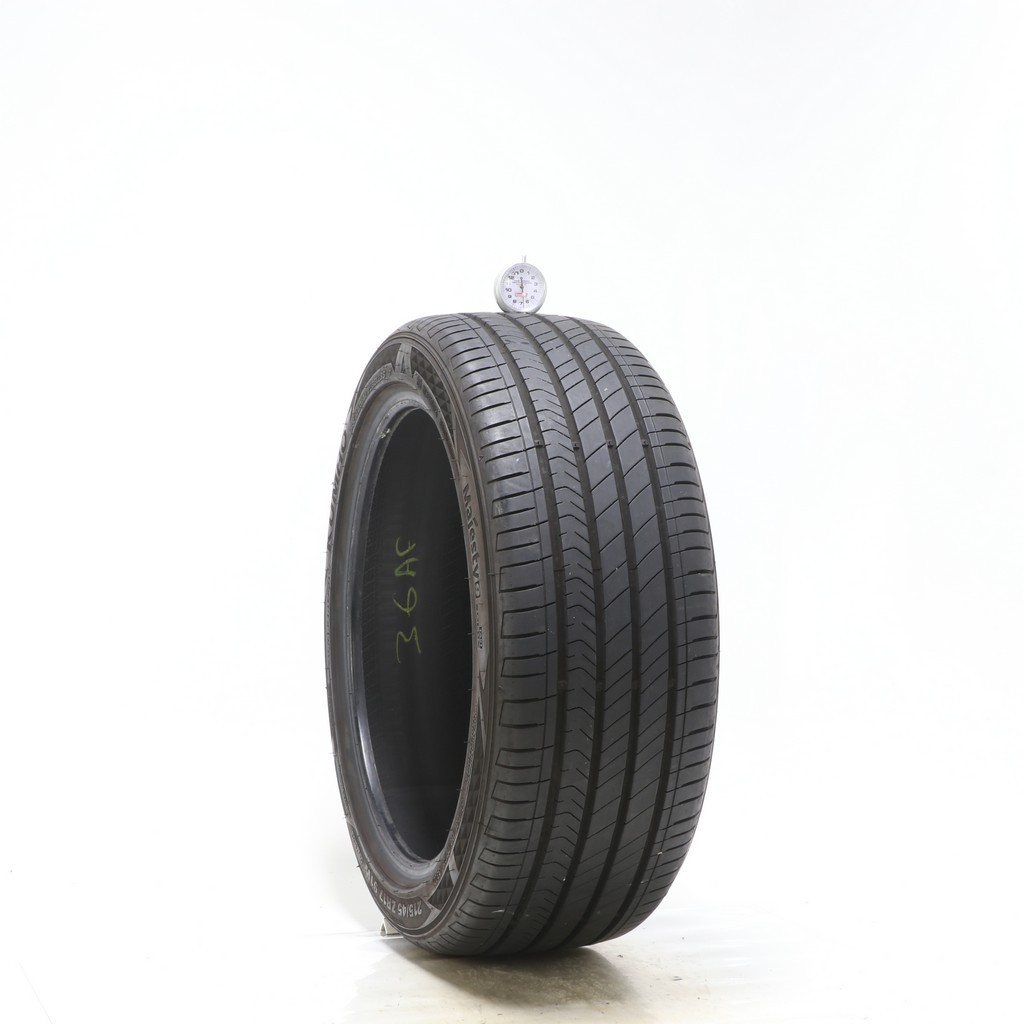 Set of (4) Used 215/45ZR17 Kumho Majesty 9 Solus TA91 91W – 6-7.5/32
