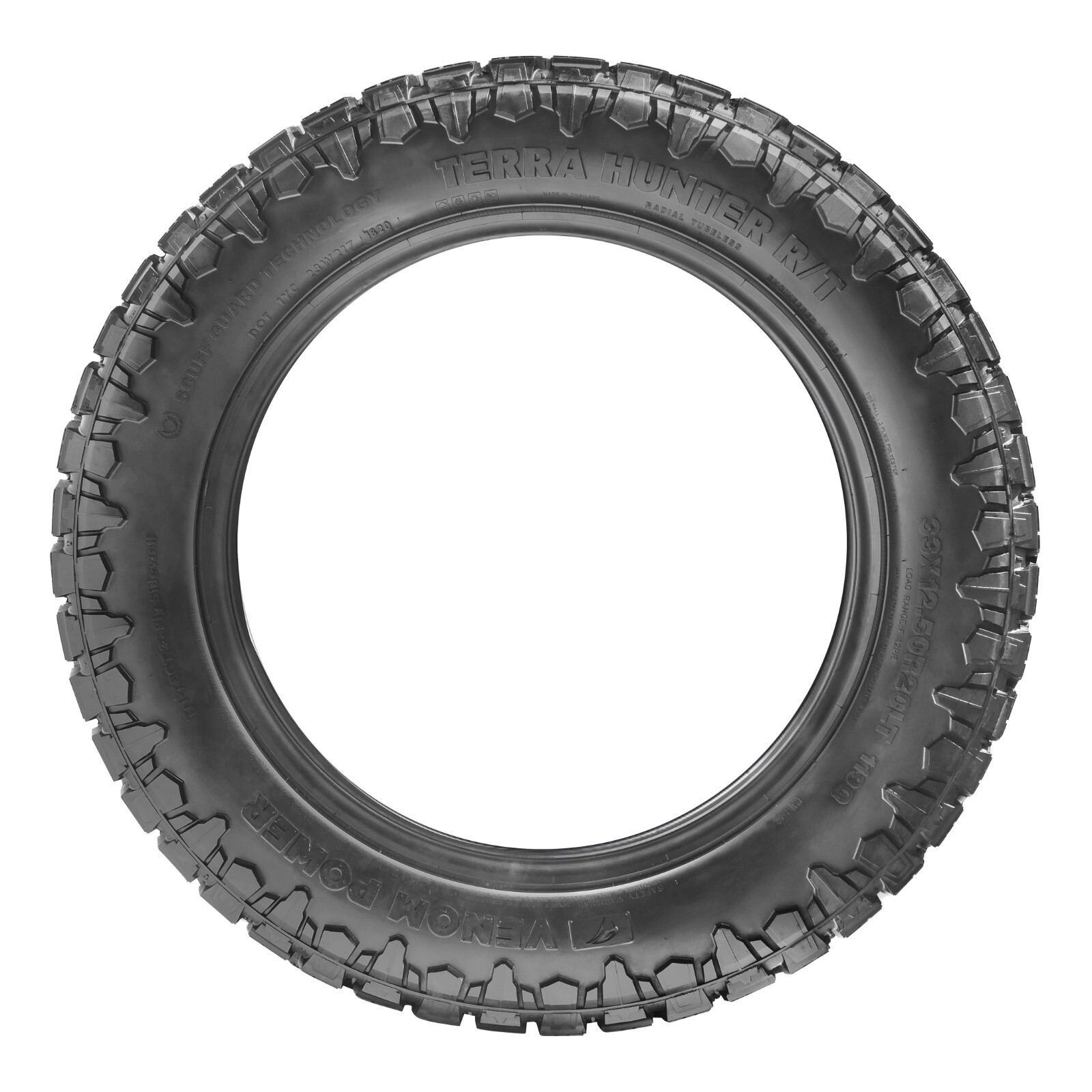 2 NEW 33X14.50R20 F Venom Terra Hunter R/T+ 33 14.50 20 AT/ MT Tires AT 12 ply