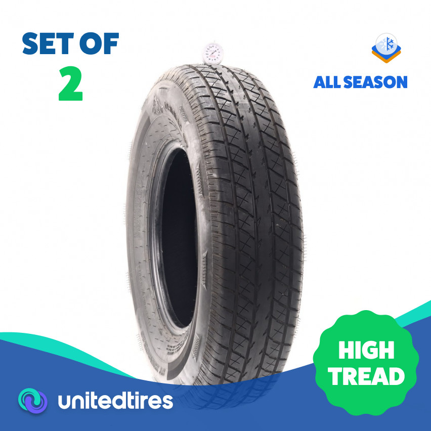 Set of (2) Used ST 235/80R16 Rainier ST 124/120M – 9/32