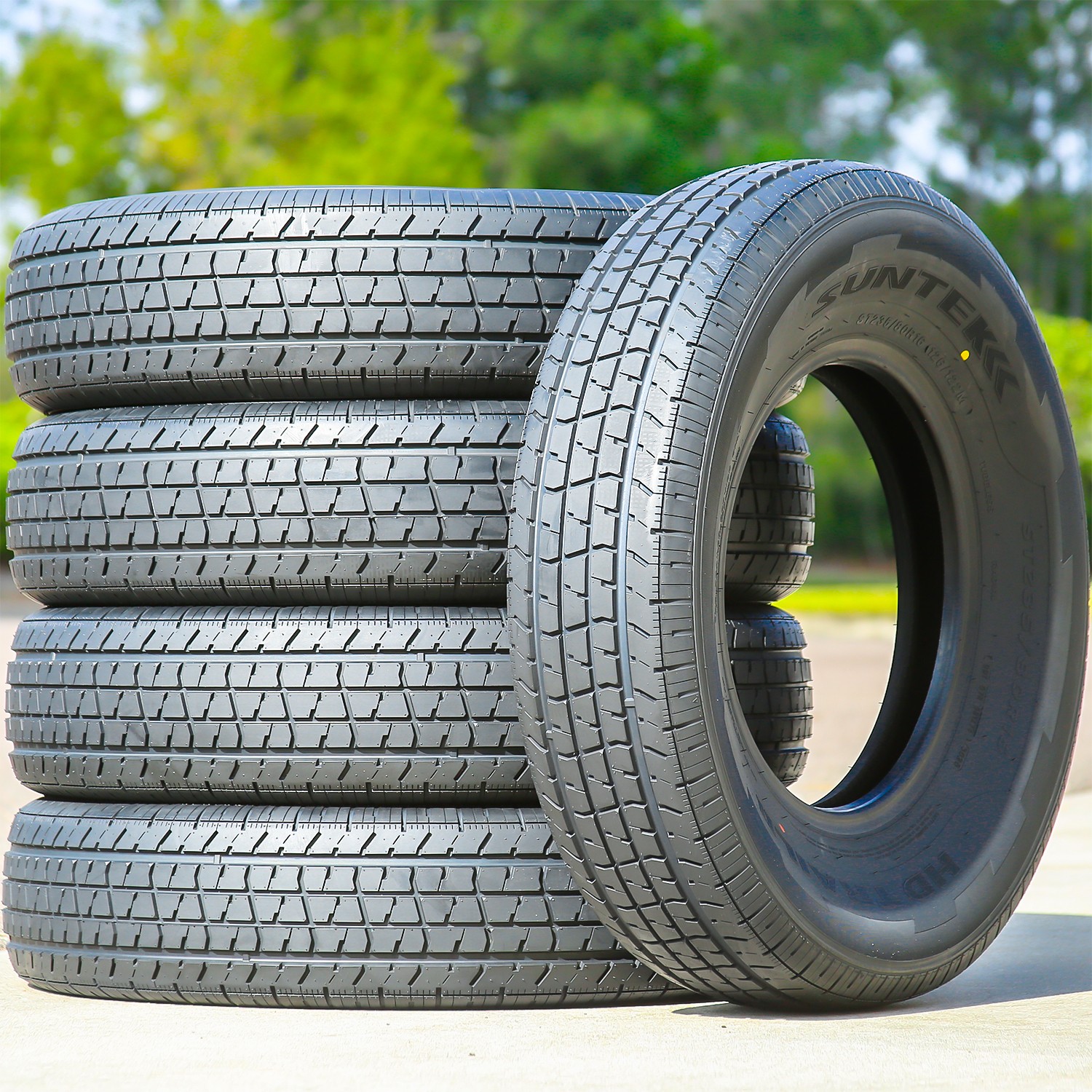 One Tire Suntek HD Trail 2 Semi Steel ST 225/75R15 Load E 10 Ply Trailer