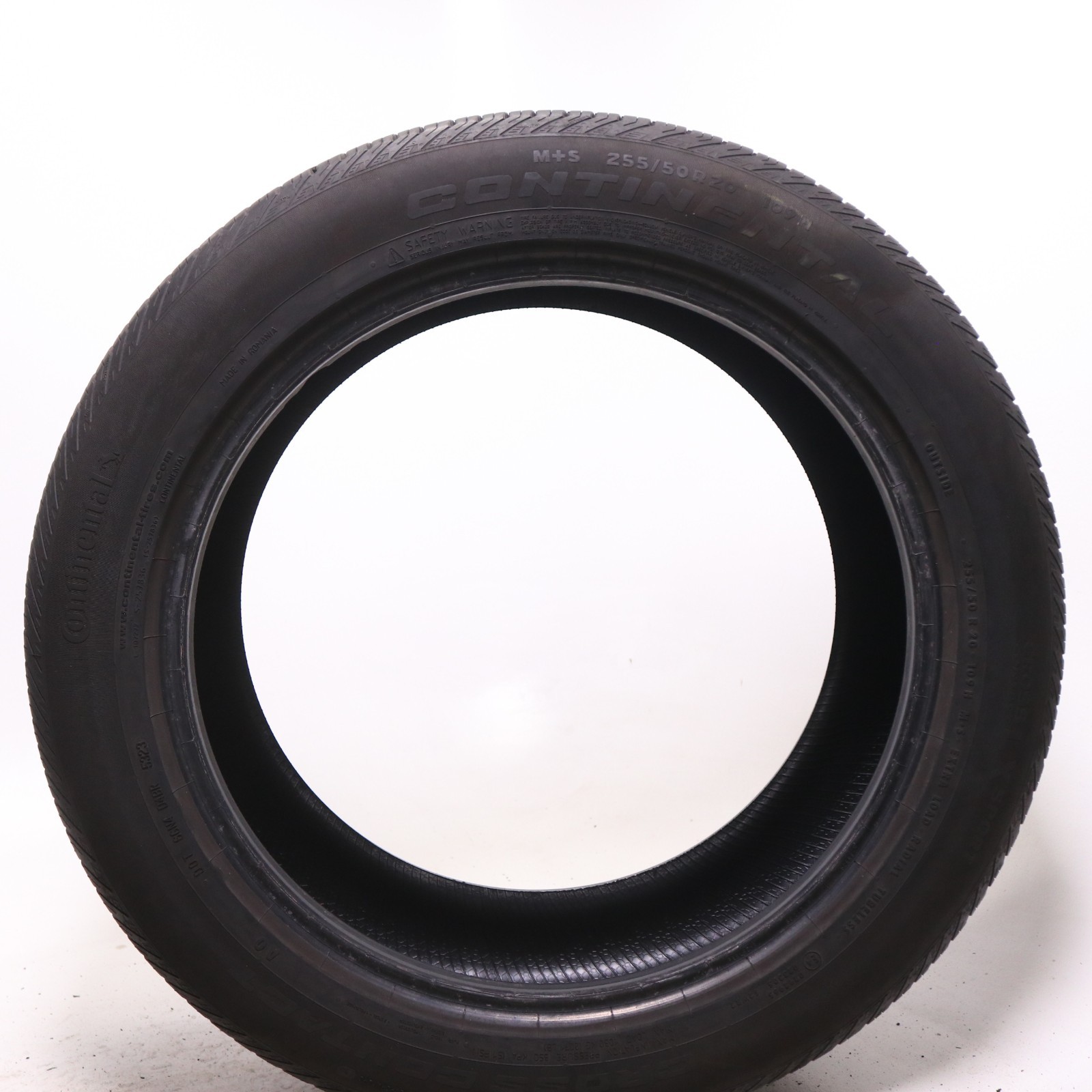 Set of 4 Used 255/50R20 Continental CrossContact LX Sport AO – 109H – 8.5-9.5/32