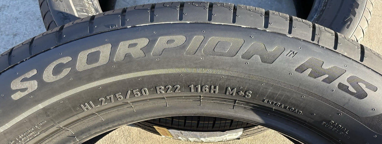 TWO BRAND NEW HL275/50R22 116H Pirelli Scorpion MS ELECT RIV Rivian R1S / R1T
