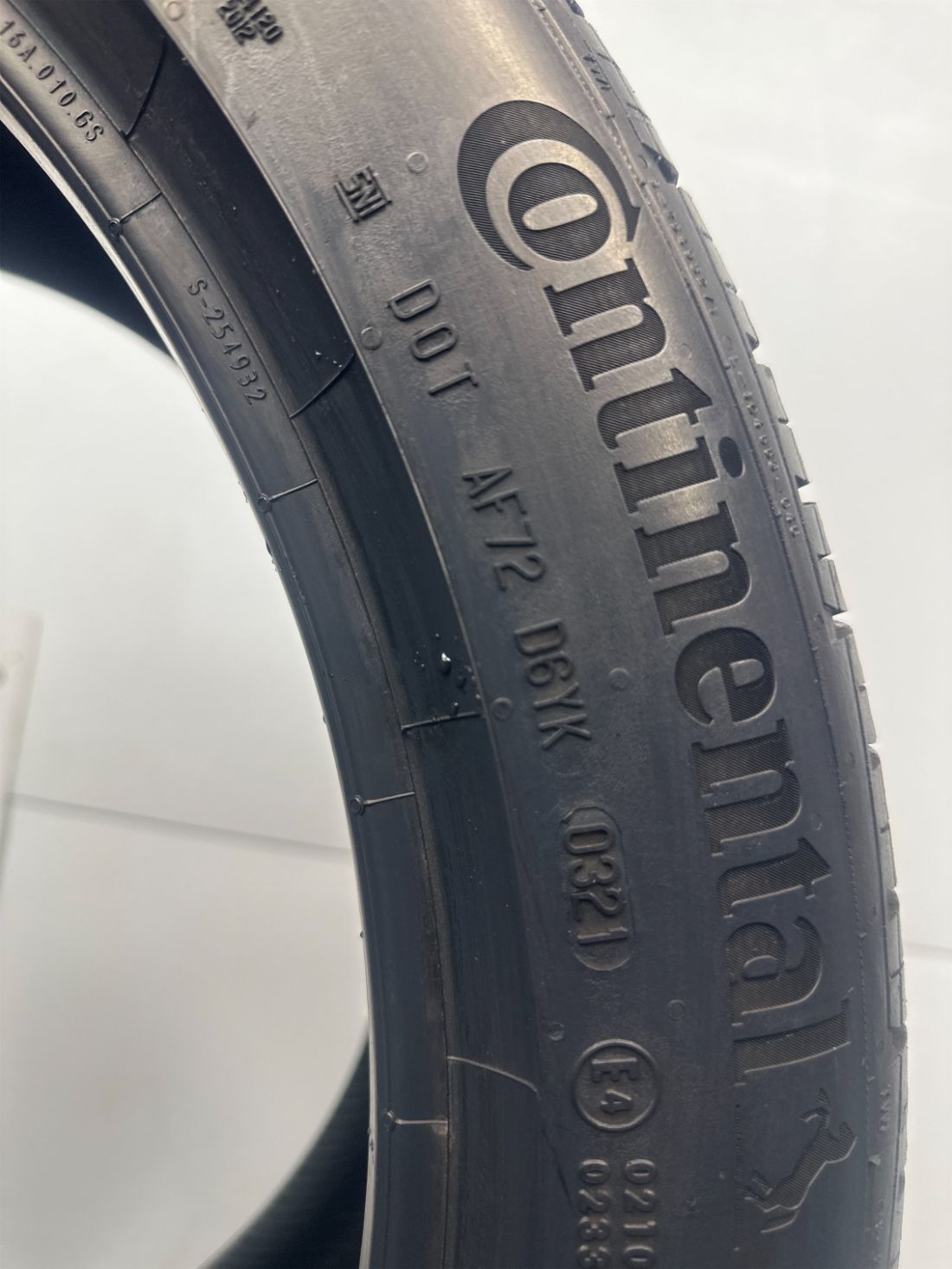 1 Continental ProContact TX Used Tire P315/35R21 3153521 315/35/21 7/32