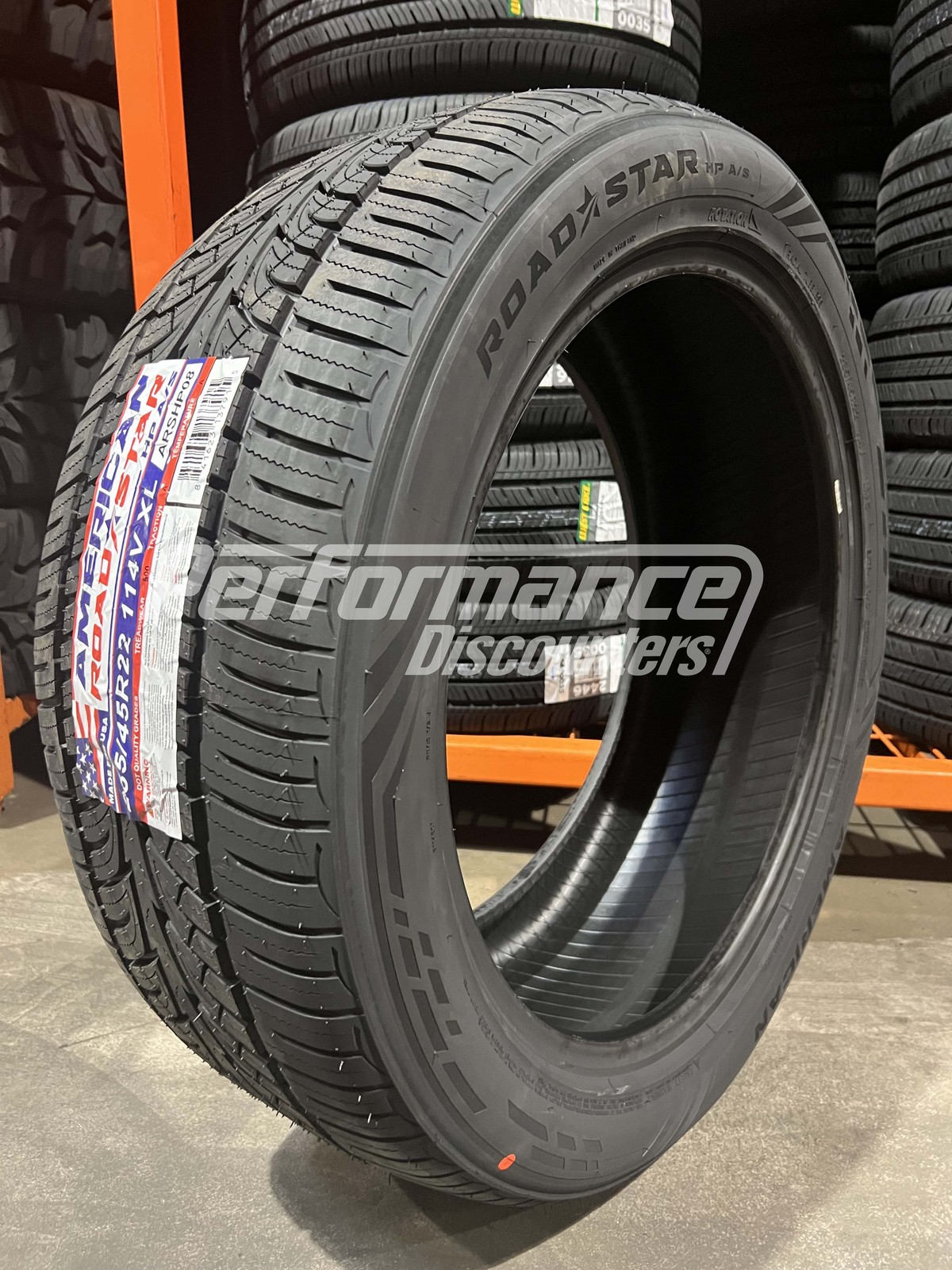2 New American Roadstar HP A/S Tires 285/45R22 114V SL BSW 285 45 22 2854522